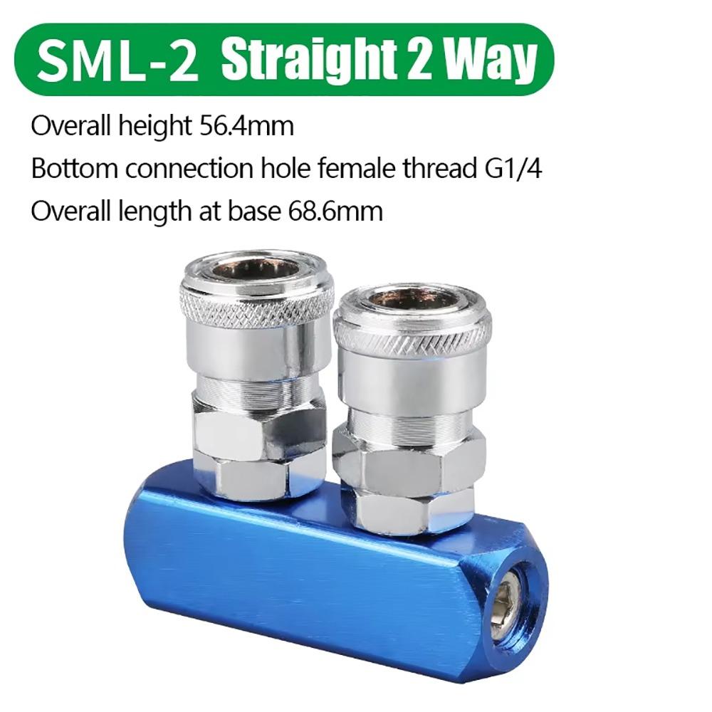 1Pcs C-type SML Compressor Fitting Round Manifold Pneumatic Fitting 2/3/4/5 Slots Multi Splitter Air Gas Distributor Pump Tool
1Pcs C-type SML Compressor Fitting Round Manifold Pneumatic Fitting 2/3/4/5 Slots Multi Splitter Air Gas Distributor Pump Tool