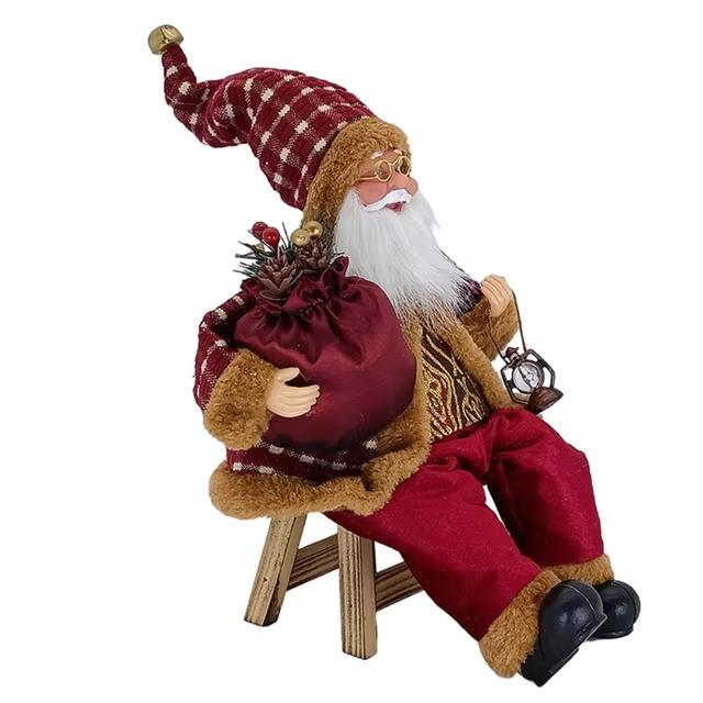 Christmas Character Decoration Hanging Christmas Tree Decoration Christmas Doll Toy 14 inch Sitting Santa Claus Statue Gift
Christmas Character Decoration Hanging Christmas Tree Decoration Christmas Doll Toy 14 inch Sitting Santa Claus Statue Gift