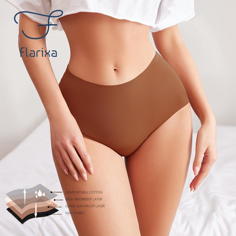 Flarixa герметичное 4-слойное бесшовное женское нижнее белье бикини, дышащее хипстерское белье
Flarixa герметичное 4-слойное бесшовное женское нижнее белье бикини, дышащее хипстерское белье