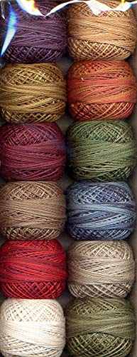 Valdani Size 12 Perle Cotton Embroidery Thread Artists Palette Collection (PC12-ArtistP)
Valdani Size 12 Perle Cotton Embroidery Thread Artists Palette Collection (PC12-ArtistP)