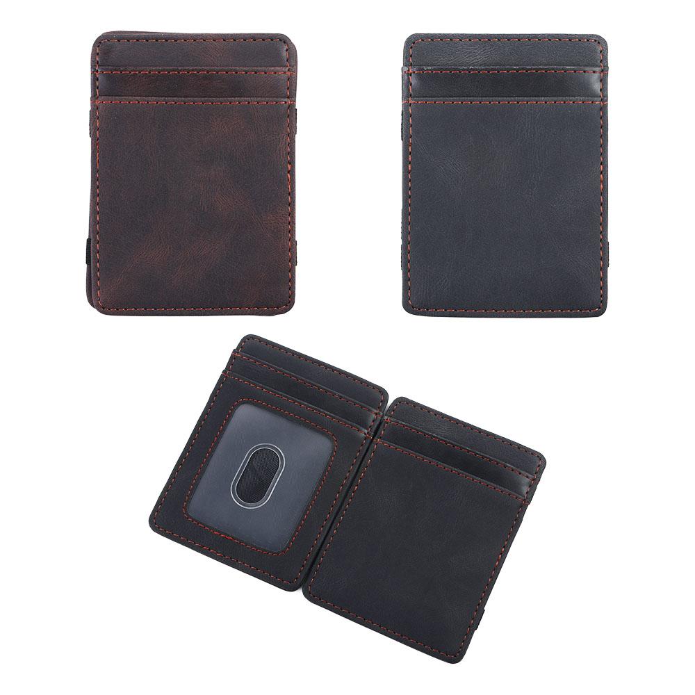 Credit Card Holder PU Leather With Ribborn Men Magic Wallet Money clips Mini Coin Purse Cash Clip
Credit Card Holder PU Leather With Ribborn Men Magic Wallet Money clips Mini Coin Purse Cash Clip