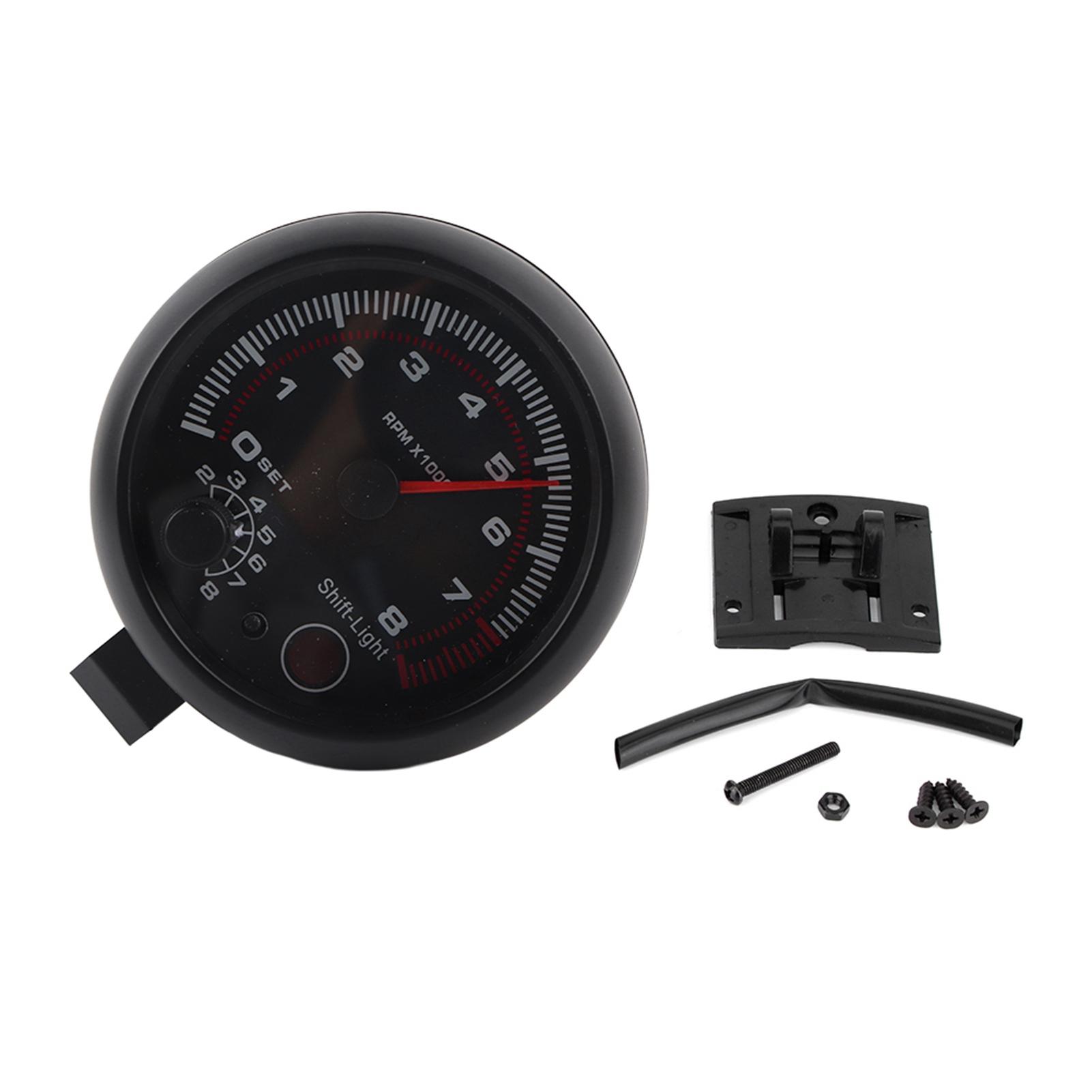 Black Tachometer 3.75in Black Racing Car Tachometer 0‑8000 RPM 12V Automobile Gauge Meter Tachometer чорний
Black Tachometer 3.75in Black Racing Car Tachometer 0‑8000 RPM 12V Automobile Gauge Meter Tachometer чорний