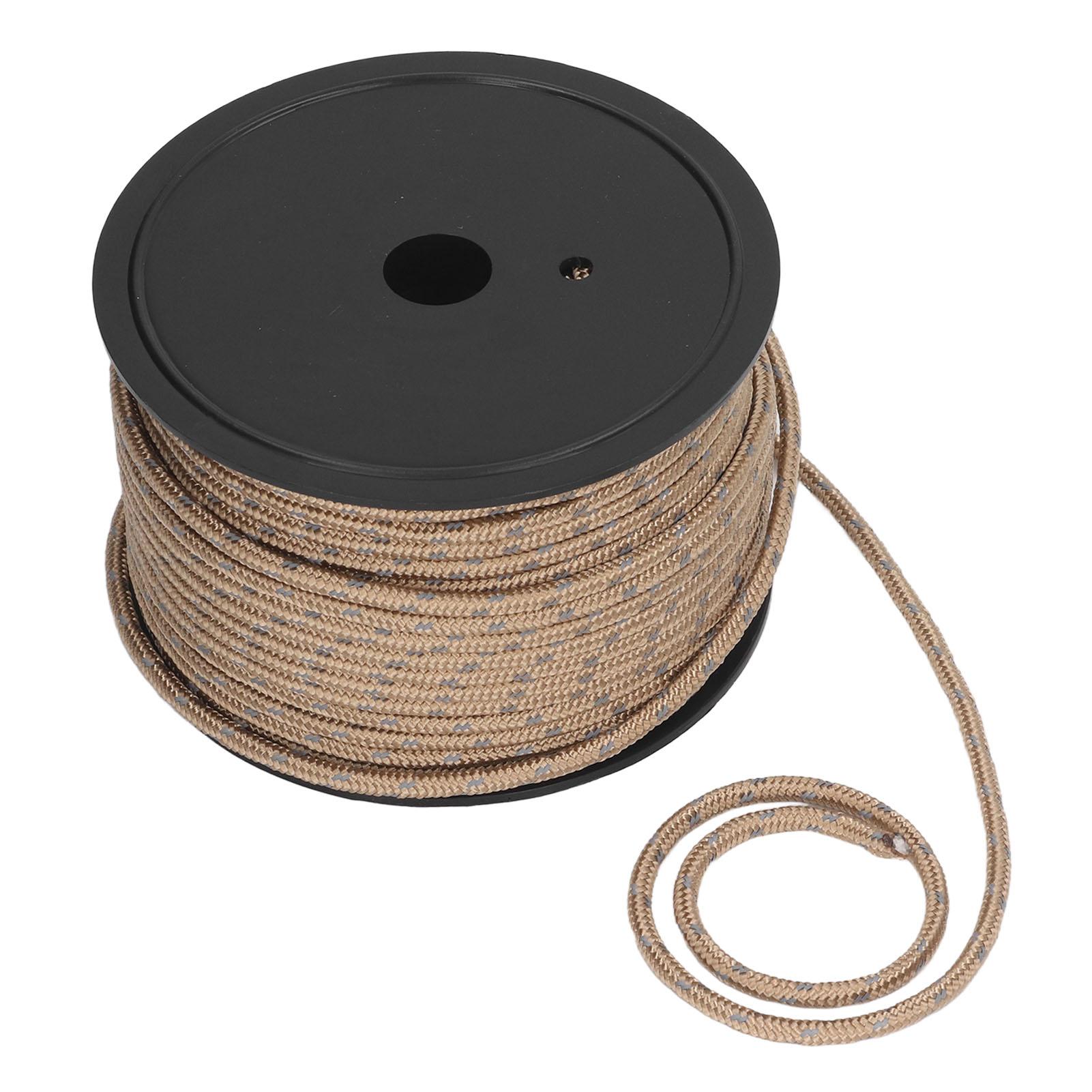 50m 6mm Reflective Tent Rope Reflective Windproof Rope Tent Cord Outdoor Camping Accessories
50m 6mm Reflective Tent Rope Reflective Windproof Rope Tent Cord Outdoor Camping Accessories