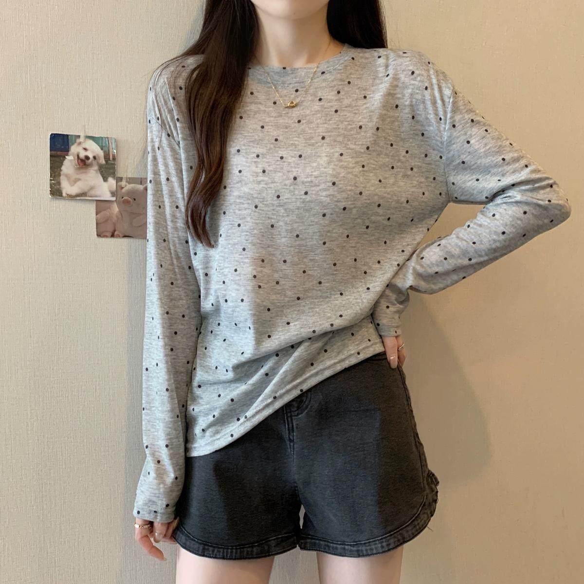 Women s Korean Polka Dot Sun Protection Long Sleeve Slim Fit Jelly Top One Size (80-135 jin)
Women s Korean Polka Dot Sun Protection Long Sleeve Slim Fit Jelly Top One Size (80-135 jin)
