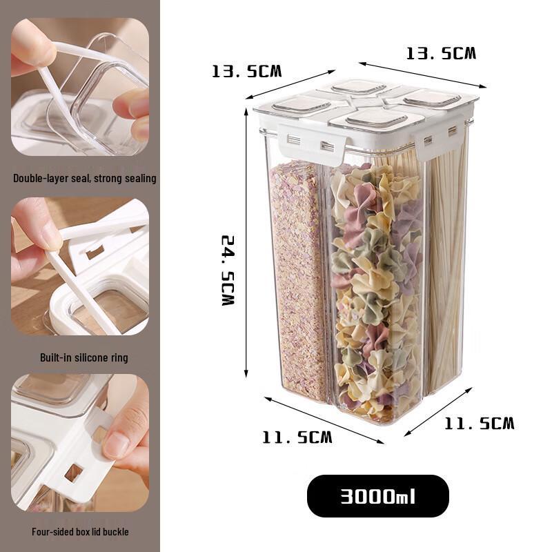 LISM Transparent Divided Food Storage Container
LISM Transparent Divided Food Storage Container