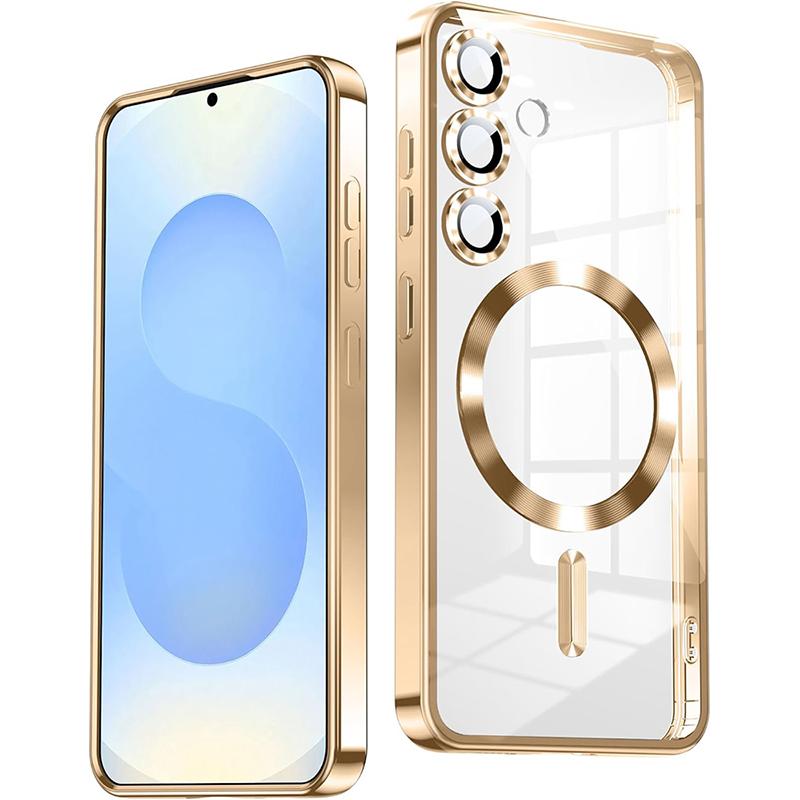 Силиконовый мягкий чехол с блестящим покрытием для Samsung Galaxy S25 Edge S24 S23 FE Ultra Plus, магнитный, для Magsafe, прозрачный ТПУ корпус Galaxy S24 FE
Силиконовый мягкий чехол с блестящим покрытием для Samsung Galaxy S25 Edge S24 S23 FE Ultra Plus, магнитный, для Magsafe, прозрачный ТПУ корпус Galaxy S24 FE