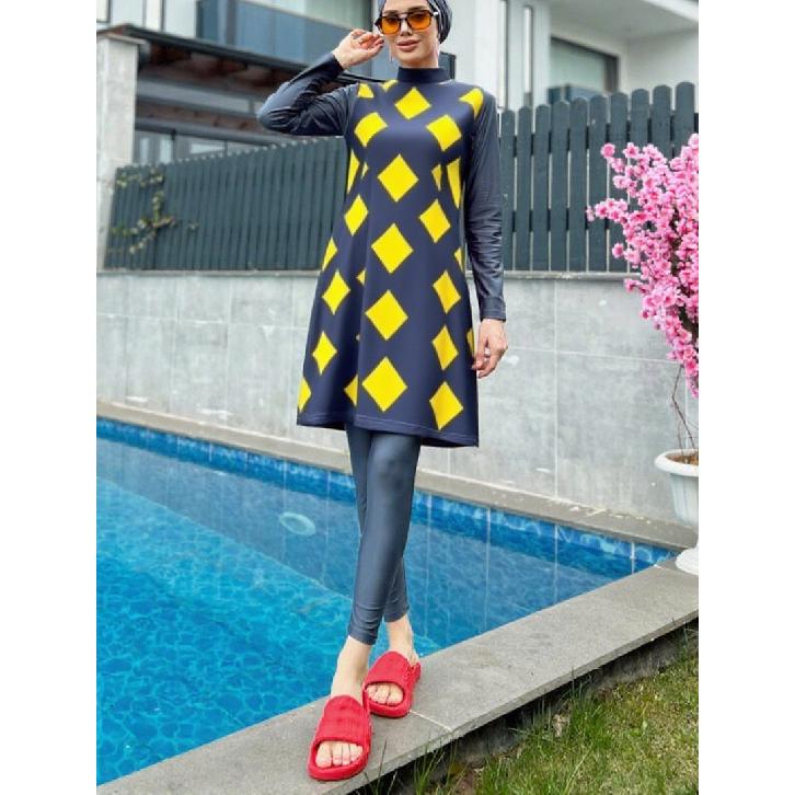 New Resort Print Modest Burkini 2 Piece Set Long Sleeve Tunic and Full Length Leggings Set - Muslim Swimwear - Summer Burkini 5XL зелений
New Resort Print Modest Burkini 2 Piece Set Long Sleeve Tunic and Full Length Leggings Set - Muslim Swimwear - Summer Burkini 5XL зелений