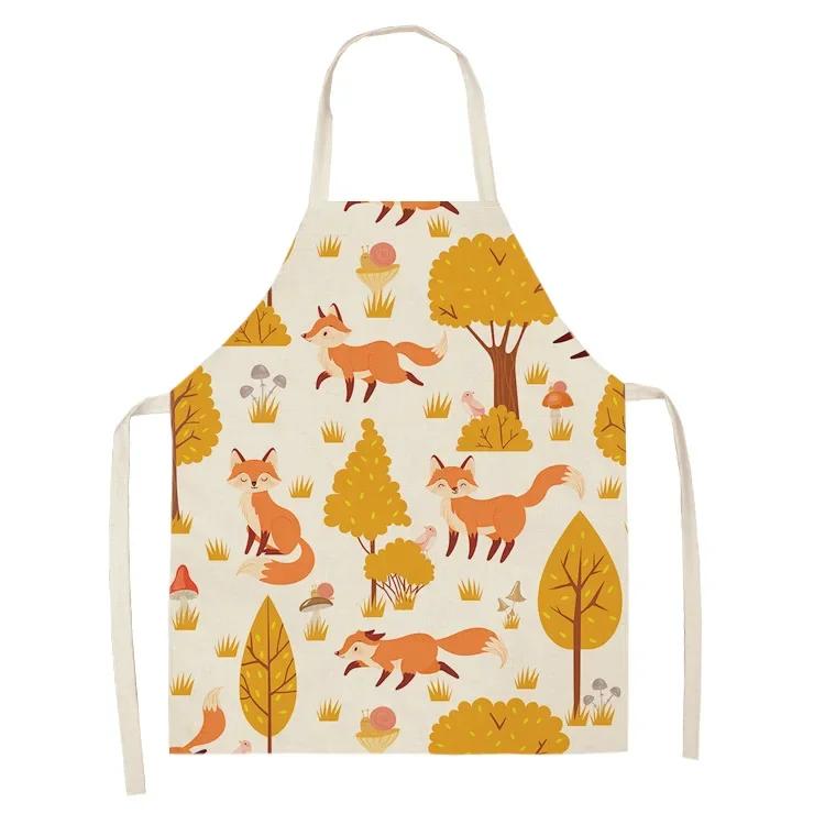 1Pcs Cute Fox Cat Pattern Apron, Waterproof Oil-proof Cotton Linen for Women Men Kids Kitchen 45x56cm
1Pcs Cute Fox Cat Pattern Apron, Waterproof Oil-proof Cotton Linen for Women Men Kids Kitchen 45x56cm
