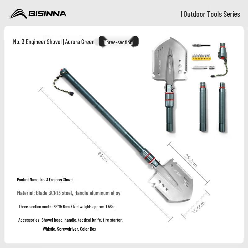 Beishanlang PJ146 Multi-tool Engineer Shovel
Beishanlang PJ146 Multi-tool Engineer Shovel