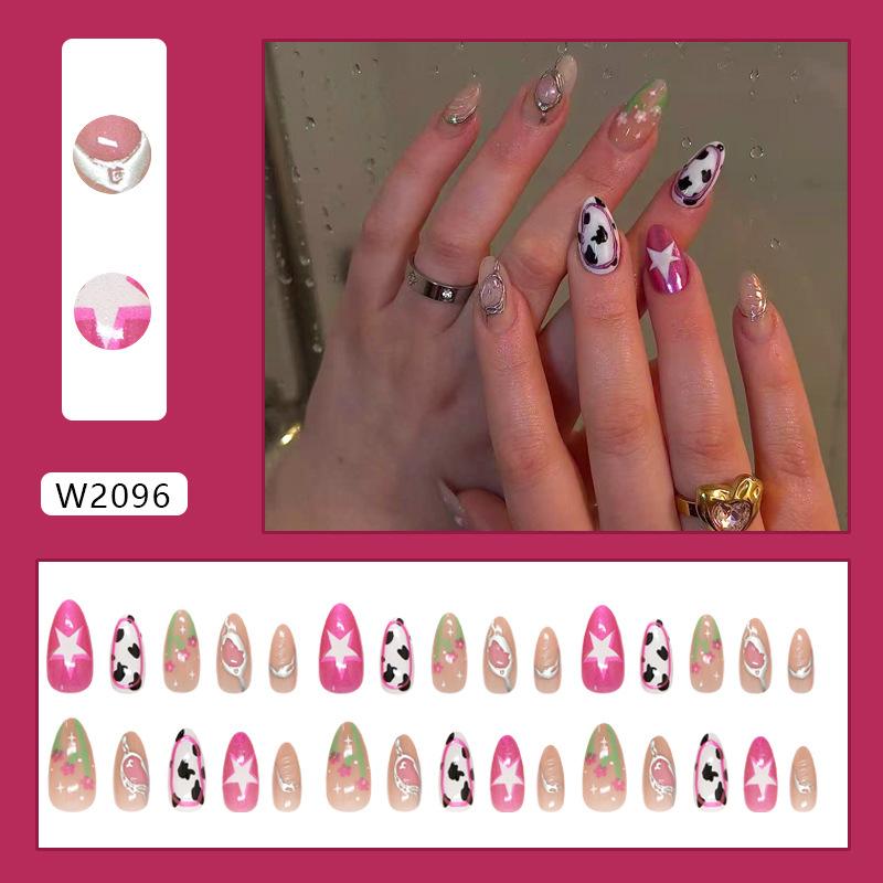 Three-dimensional cat s eye pink purple flower star light European and American ins wind removable manicure 30 pieces press on nail
Three-dimensional cat s eye pink purple flower star light European and American ins wind removable manicure 30 pieces press on nail