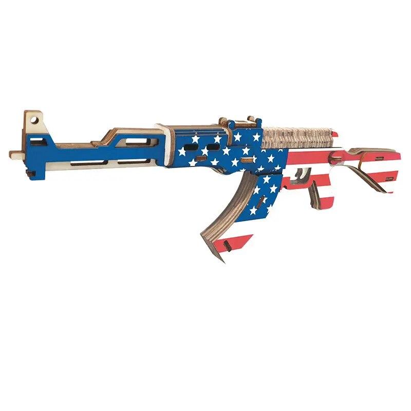 Деревянный сборочный пистолет-головоломка, модель пистолета, винтовка AK47, 3D модель игрушечного пистолета, не может стрелять, развивающие игрушки для детей, взрослых, мальчиков, подарки
Деревянный сборочный пистолет-головоломка, модель пистолета, винтовка AK47, 3D модель игрушечного пистолета, не может стрелять, развивающие игрушки для детей, взрослых, мальчиков, подарки