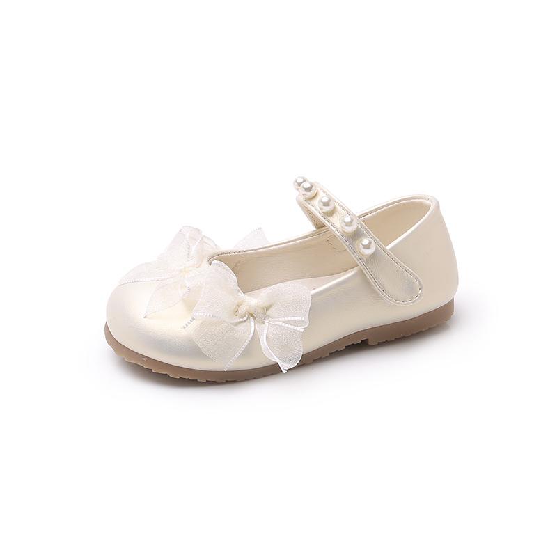 2025 Autumn Girls Soft Sole Leather Pearl Bow Shoes for Baby s First Birthday & Children Size 22, 14 cm length брудно-білий
2025 Autumn Girls Soft Sole Leather Pearl Bow Shoes for Baby s First Birthday & Children Size 22, 14 cm length брудно-білий