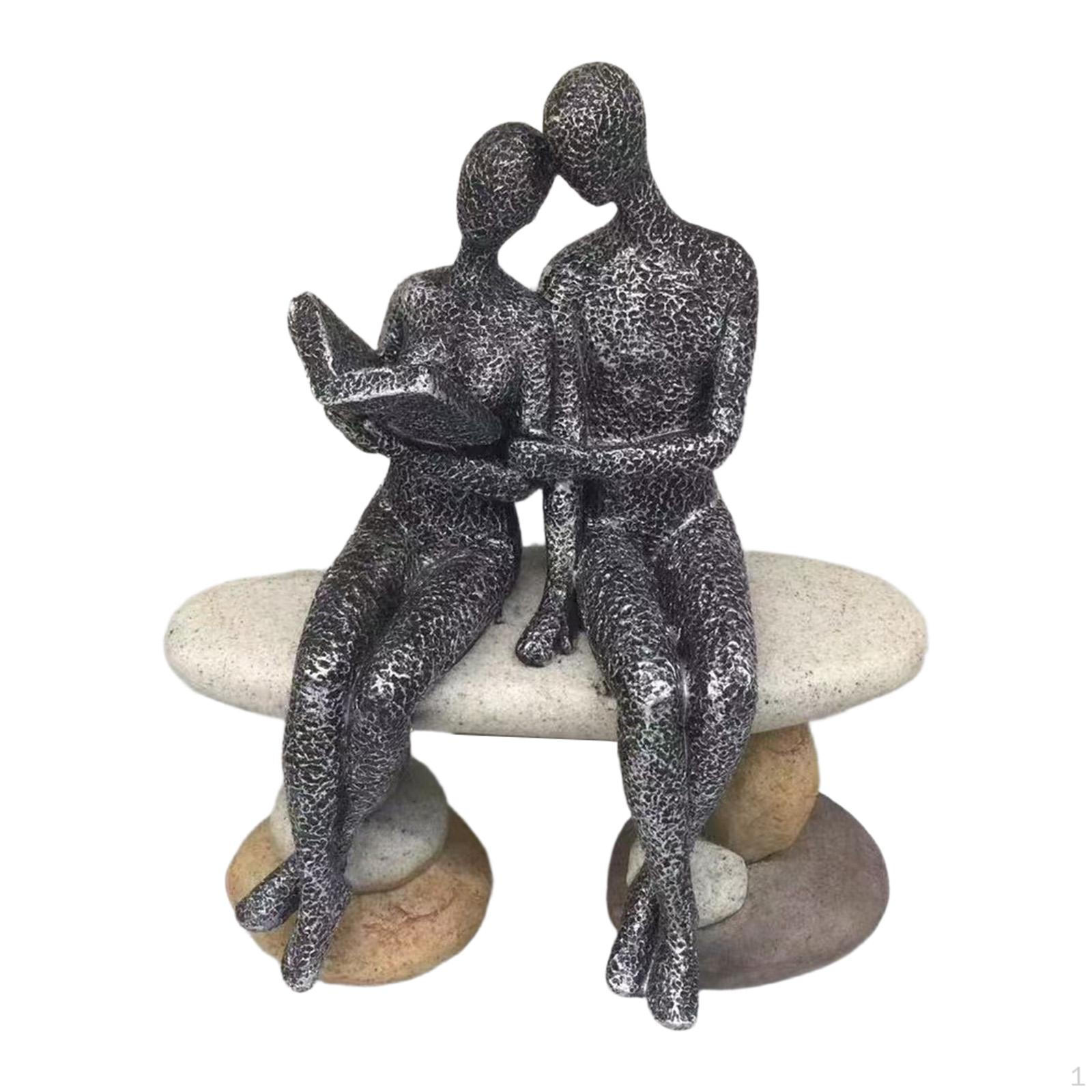 Reading Couple Statue Figure Desktop Unique Gift Office Thinker Figurine Resin Art Sculpture for Black Beige
Reading Couple Statue Figure Desktop Unique Gift Office Thinker Figurine Resin Art Sculpture for Black Beige
