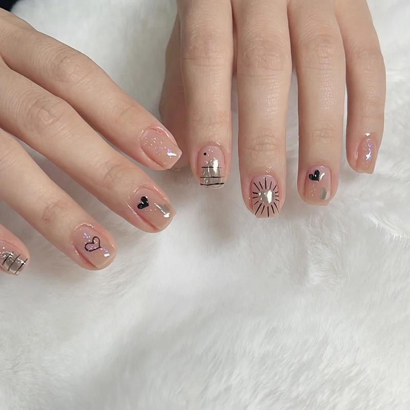 Pink Transparent Heart Nail Tips - 24 Pack | Simple, Short & Sweet Wearable Nail Art for Girls
Pink Transparent Heart Nail Tips - 24 Pack | Simple, Short & Sweet Wearable Nail Art for Girls