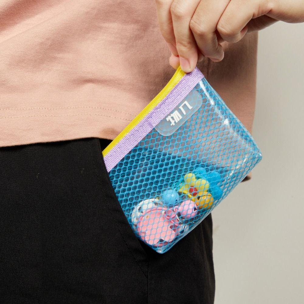 Portable Mesh Pencil Case Zipper Pouches Bag Organizer Fashion Transparent Pencil Bag Student
Portable Mesh Pencil Case Zipper Pouches Bag Organizer Fashion Transparent Pencil Bag Student
