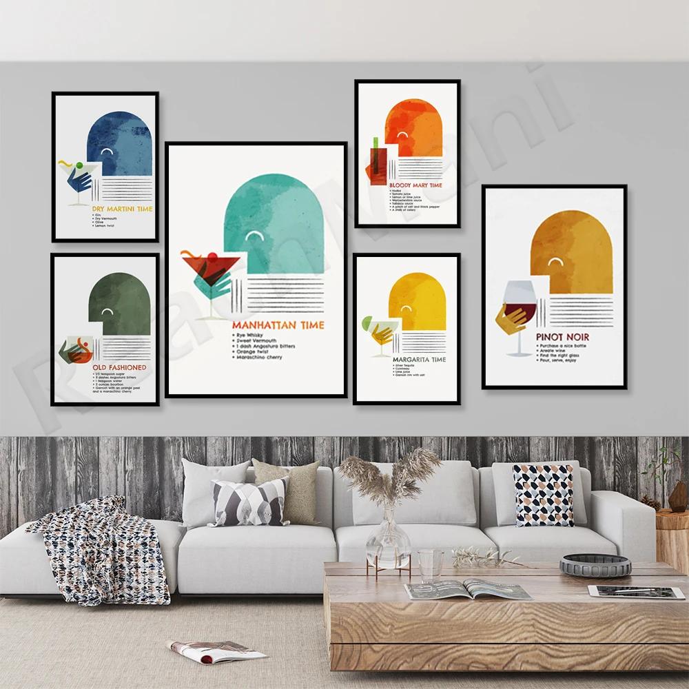 Classic Margarita Manhattan and Bloody Mary cocktail print mural, suitable for medieval cooking or bar decoration poster wine re 20X25CM No Frame
Classic Margarita Manhattan and Bloody Mary cocktail print mural, suitable for medieval cooking or bar decoration poster wine re 20X25CM No Frame