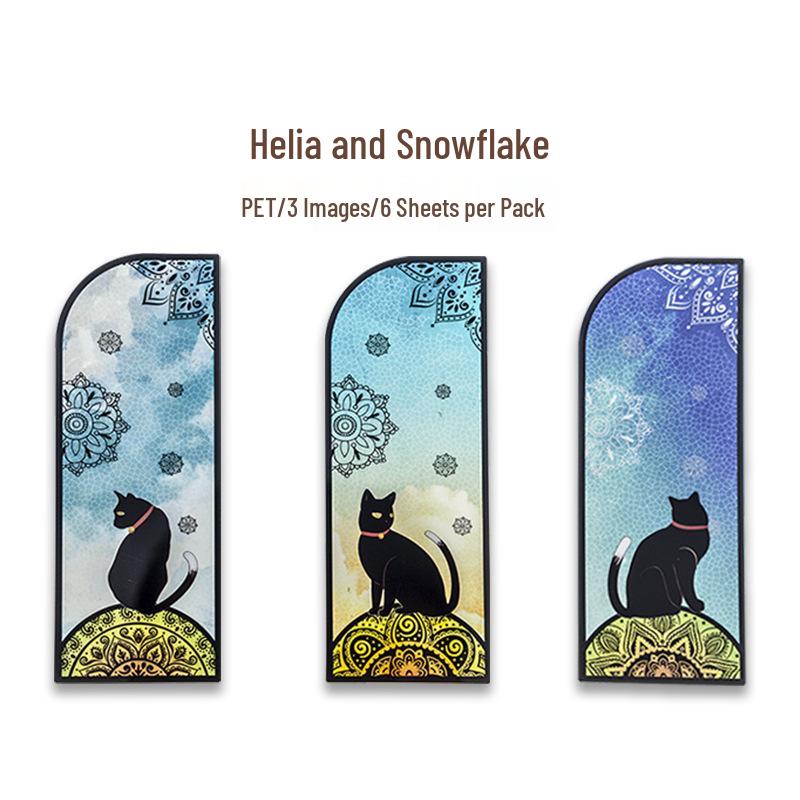 Hiriya s Daily Life Series: Black Cat PET Bookmark & Literary Planner - Creative Book Clip (6 Styles)
Hiriya s Daily Life Series: Black Cat PET Bookmark & Literary Planner - Creative Book Clip (6 Styles)