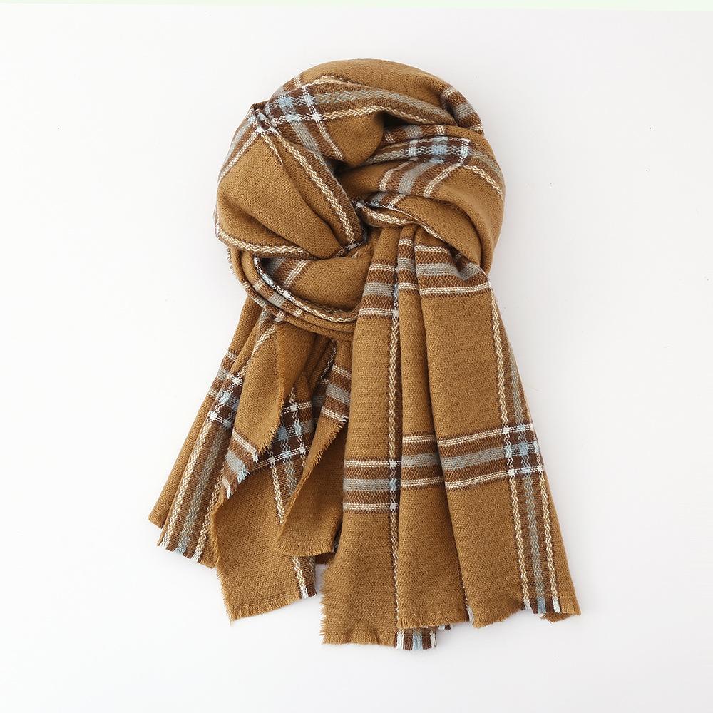 Новый высококачественный клетчатый шарф из имитации кашемира, женский осенне-зимний шарф для пары 70*190CM
Новый высококачественный клетчатый шарф из имитации кашемира, женский осенне-зимний шарф для пары 70*190CM