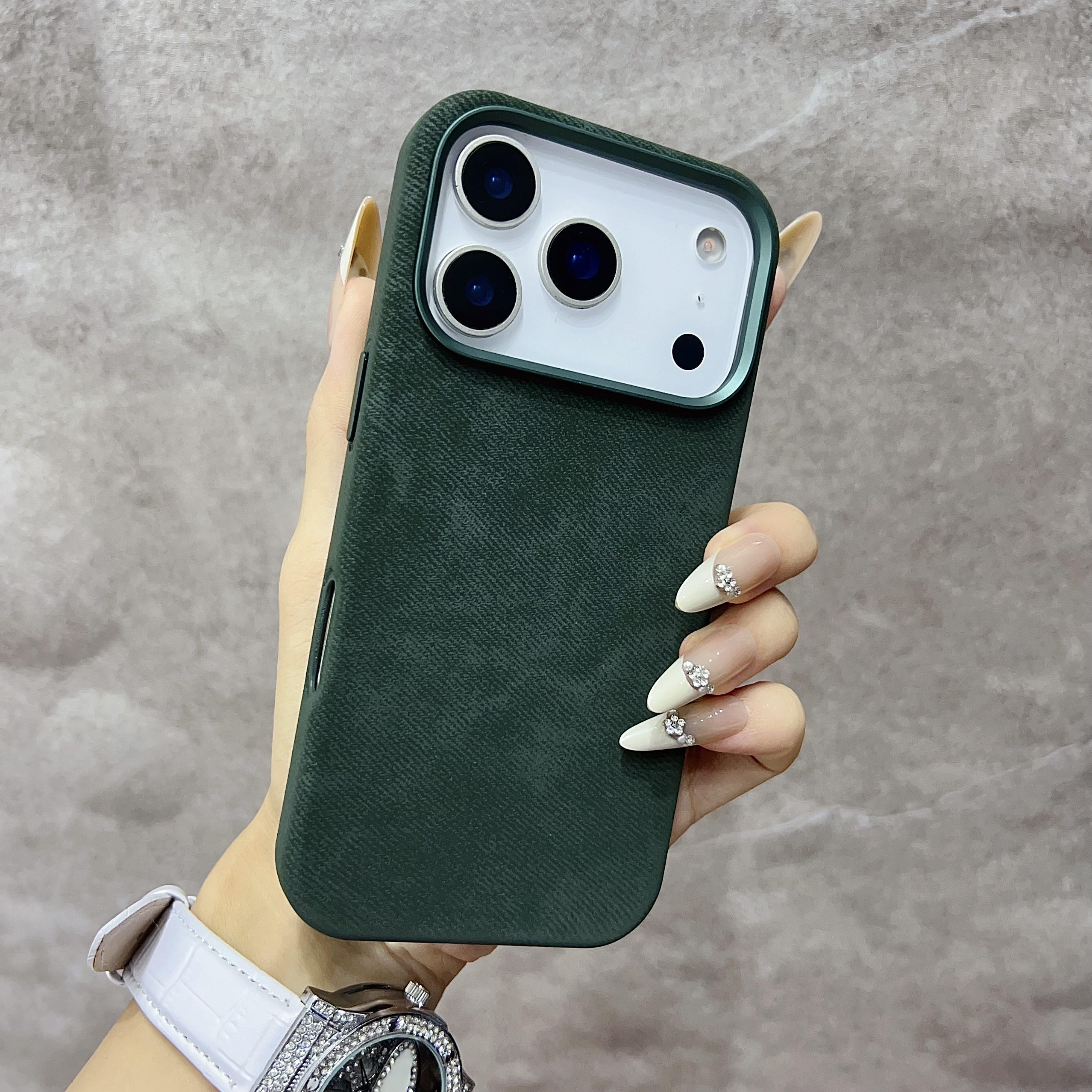 Розкішний чохол зі шкіри з волокнами MagSafe для iPhone 16 Pro 17 Pro Max Plus 17Air, магнітний, для бездротової зарядки, з металевою лінзою, протиударний For iPhone 17 ProMax
Розкішний чохол зі шкіри з волокнами MagSafe для iPhone 16 Pro 17 Pro Max Plus 17Air, магнітний, для бездротової зарядки, з металевою лінзою, протиударний For iPhone 17 ProMax