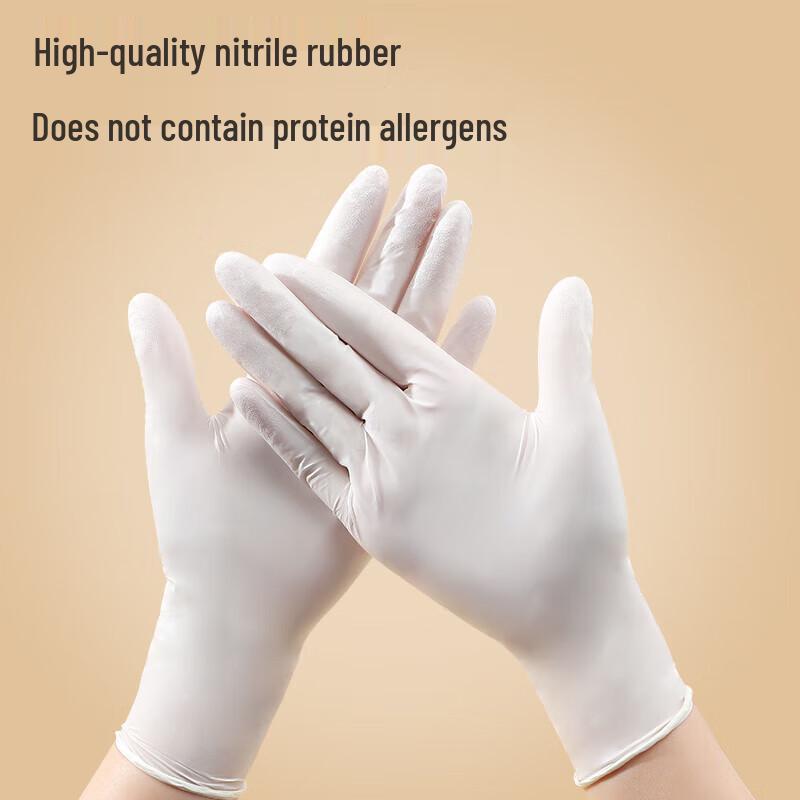 Meiliya Disposable White Nitrile Gloves
Meiliya Disposable White Nitrile Gloves