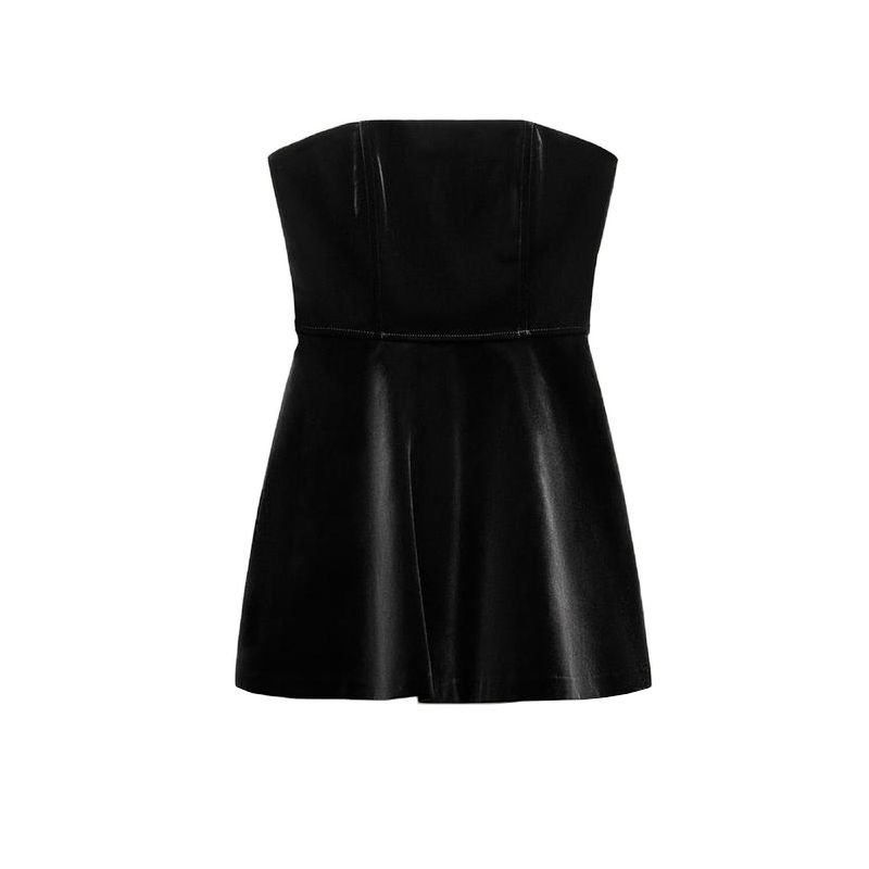 Spring New Black Tube Top Evening Dress Velvet Jumpsuit Short Sleeveless Dress 4772231 Black L
Spring New Black Tube Top Evening Dress Velvet Jumpsuit Short Sleeveless Dress 4772231 Black L