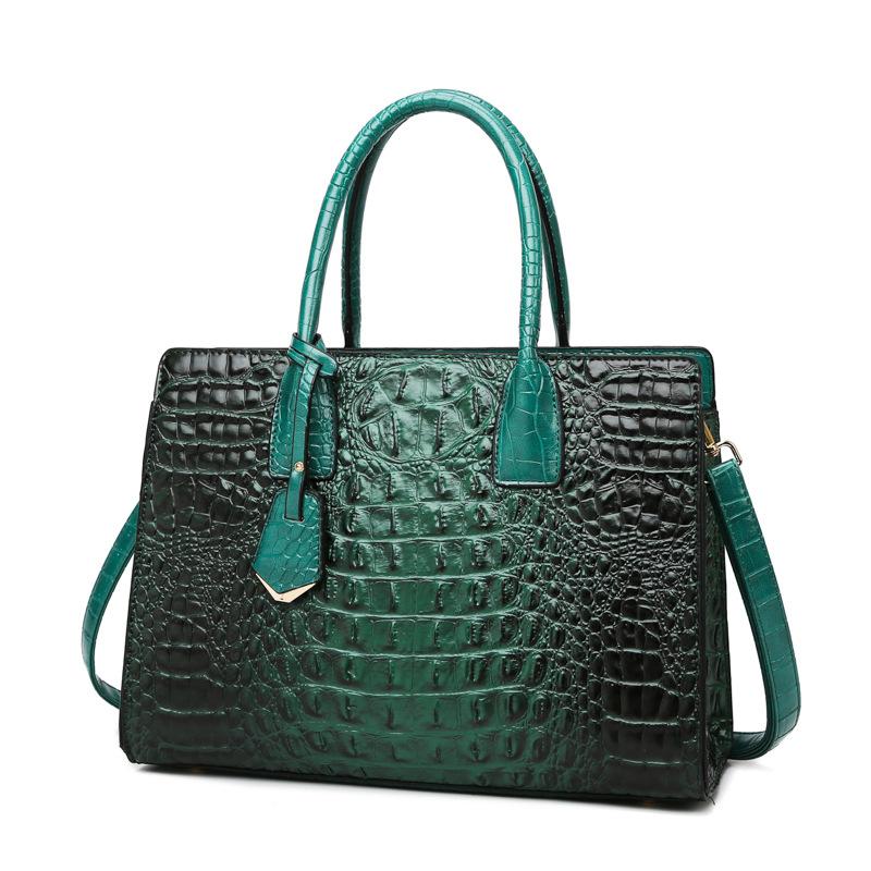 Жіноча сумка в стилі крокодил, модна ретро-сумка через плече, сумка-сумка зелений
Жіноча сумка в стилі крокодил, модна ретро-сумка через плече, сумка-сумка зелений