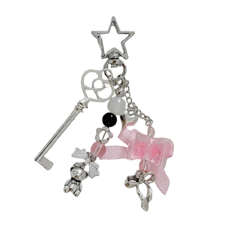 Elegant Bear and Bowknot Keyring Sturdy Alloy Accessory For Women Fashion Lovers 1
Elegant Bear and Bowknot Keyring Sturdy Alloy Accessory For Women Fashion Lovers 1
