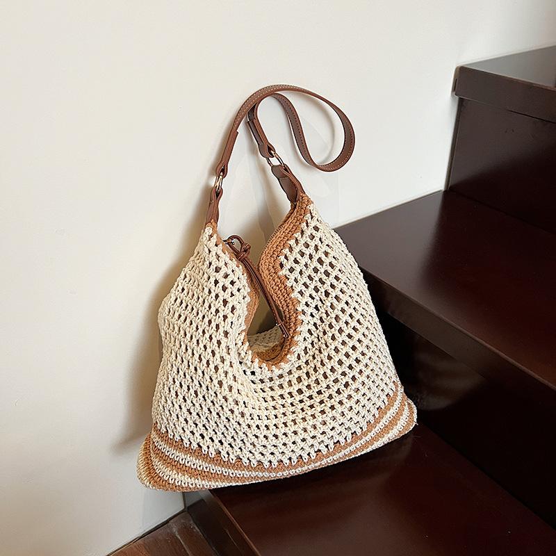 Соломенная сумка женская летняя новая на плечо приморская универсальная пляжная сумка высококлассная сумка-тоут плетеная сумка хаки
Соломенная сумка женская летняя новая на плечо приморская универсальная пляжная сумка высококлассная сумка-тоут плетеная сумка хаки