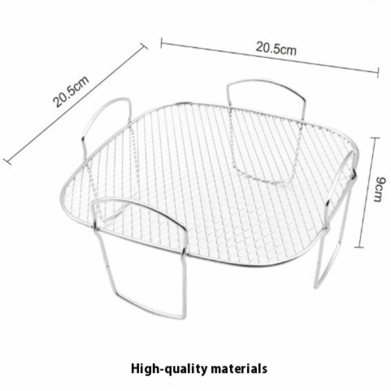 Air Fryer Rack 304 Stainless Steel Mesh Rack Barbecue Rack Microwave Steamer Oven Oil-draining Rack Accessory
Air Fryer Rack 304 Stainless Steel Mesh Rack Barbecue Rack Microwave Steamer Oven Oil-draining Rack Accessory