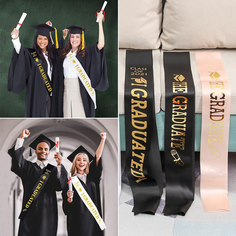 Performance Unisex 2021 Graduation Sash Celebration Photo Props Graduated Satin Party Supplies
Performance Unisex 2021 Graduation Sash Celebration Photo Props Graduated Satin Party Supplies