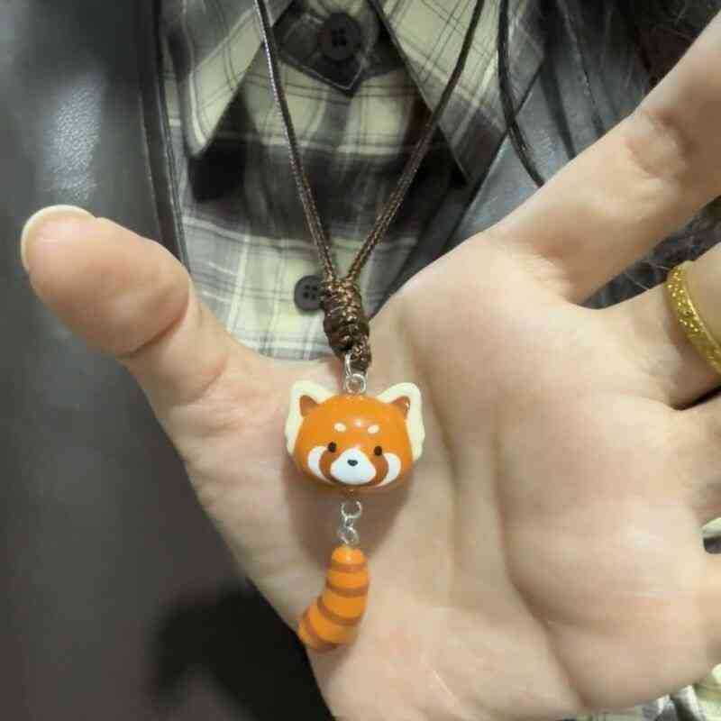 Cartoon Red Panda Pendant Necklace помаранчевий 
Cartoon Red Panda Pendant Necklace помаранчевий