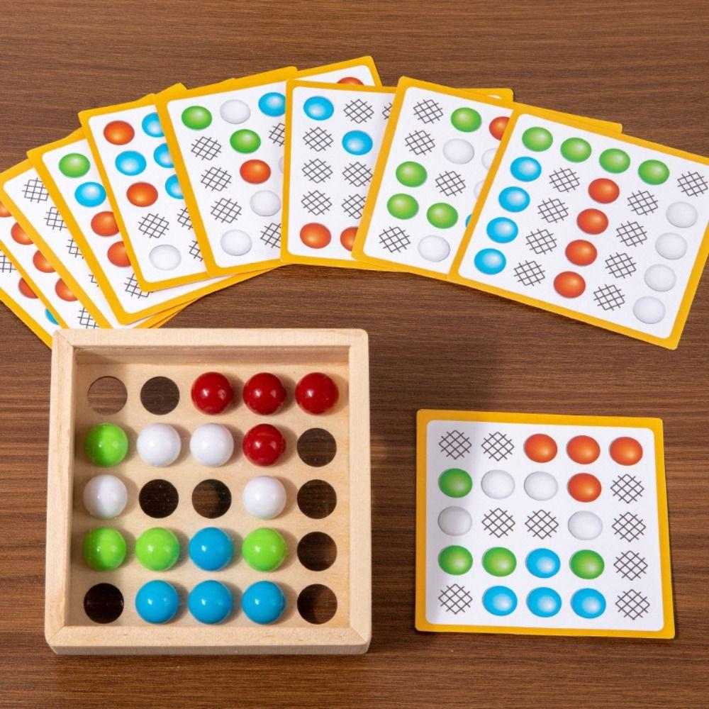 Wooden Bead Color Matching Game Puzzle Color Sorting Game Montessori Clip Beads Toy Birthday Gifts 1set
Wooden Bead Color Matching Game Puzzle Color Sorting Game Montessori Clip Beads Toy Birthday Gifts 1set