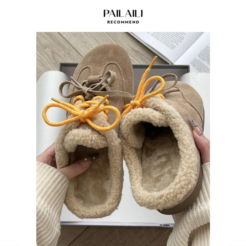 Half tray heel high cm thick sole plush shoes retro shoes women wear cotton slippers autumn 40 абрикосовий
Half tray heel high cm thick sole plush shoes retro shoes women wear cotton slippers autumn 40 абрикосовий