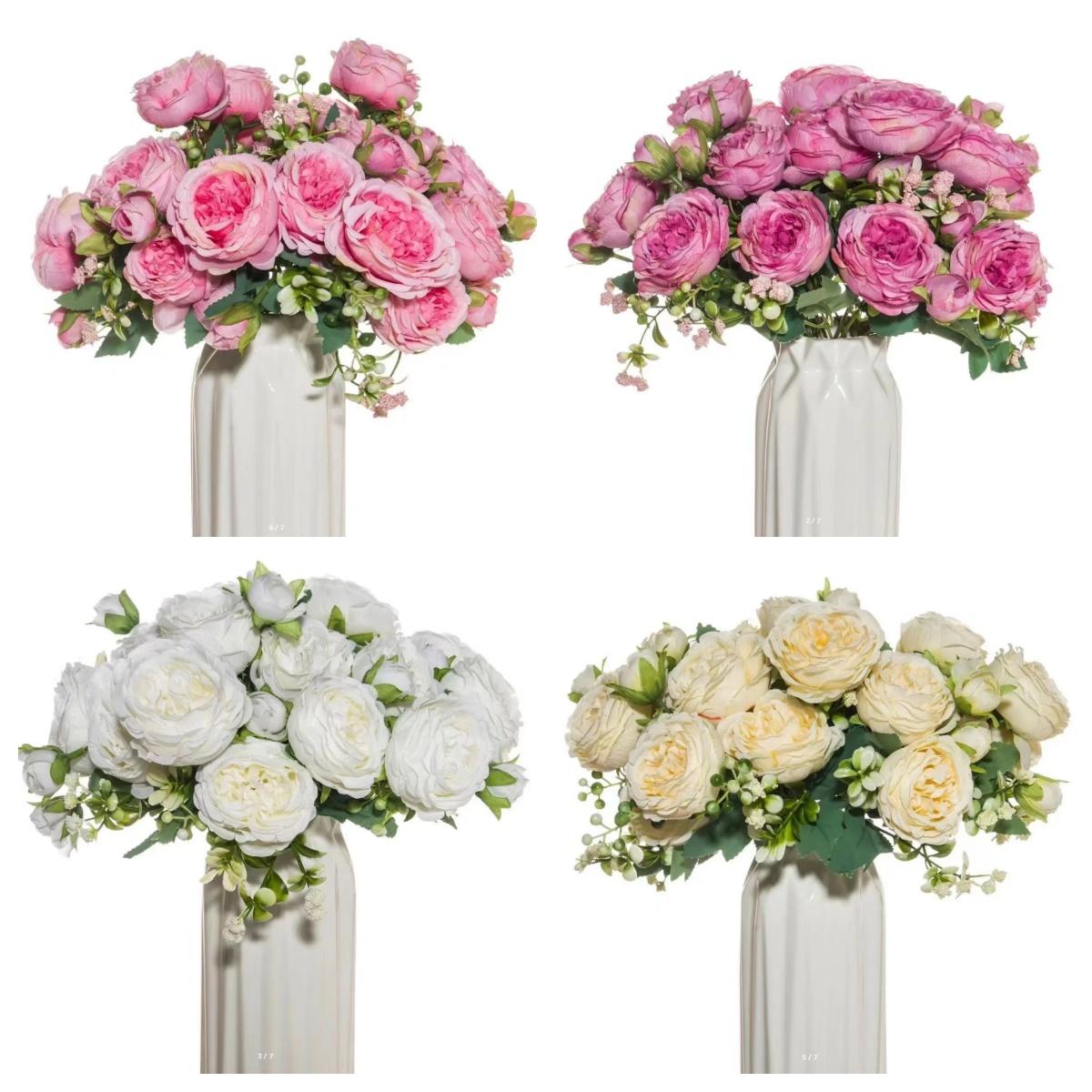 30CM Artificial Peony Artificial Flower Decoration Rose Indoor Dining Table Bouquet Living Room Decoration Dry Flowers 1pcs
30CM Artificial Peony Artificial Flower Decoration Rose Indoor Dining Table Bouquet Living Room Decoration Dry Flowers 1pcs