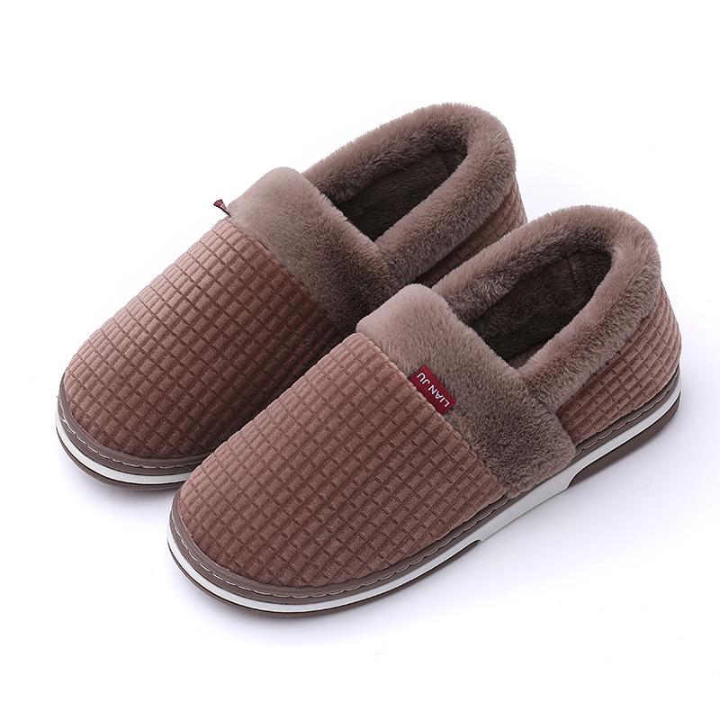 Мужские зимние плюшевые хлопковые тапочки: Толстая подошва, нескользящая, для использования в помещении и на улице, теплая, большой размер
Мужские зимние плюшевые хлопковые тапочки: Толстая подошва, нескользящая, для использования в помещении и на улице, теплая, большой размер