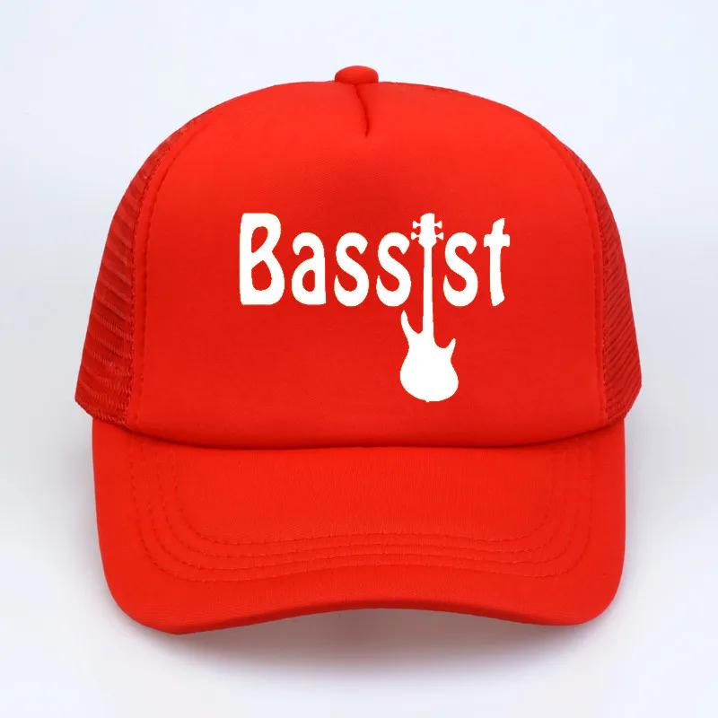 Bassist Guitar Baseball caps cool Summer Mesh Trucker Cap fashion Unisex adjustable sun breathable snapback hats
Bassist Guitar Baseball caps cool Summer Mesh Trucker Cap fashion Unisex adjustable sun breathable snapback hats
