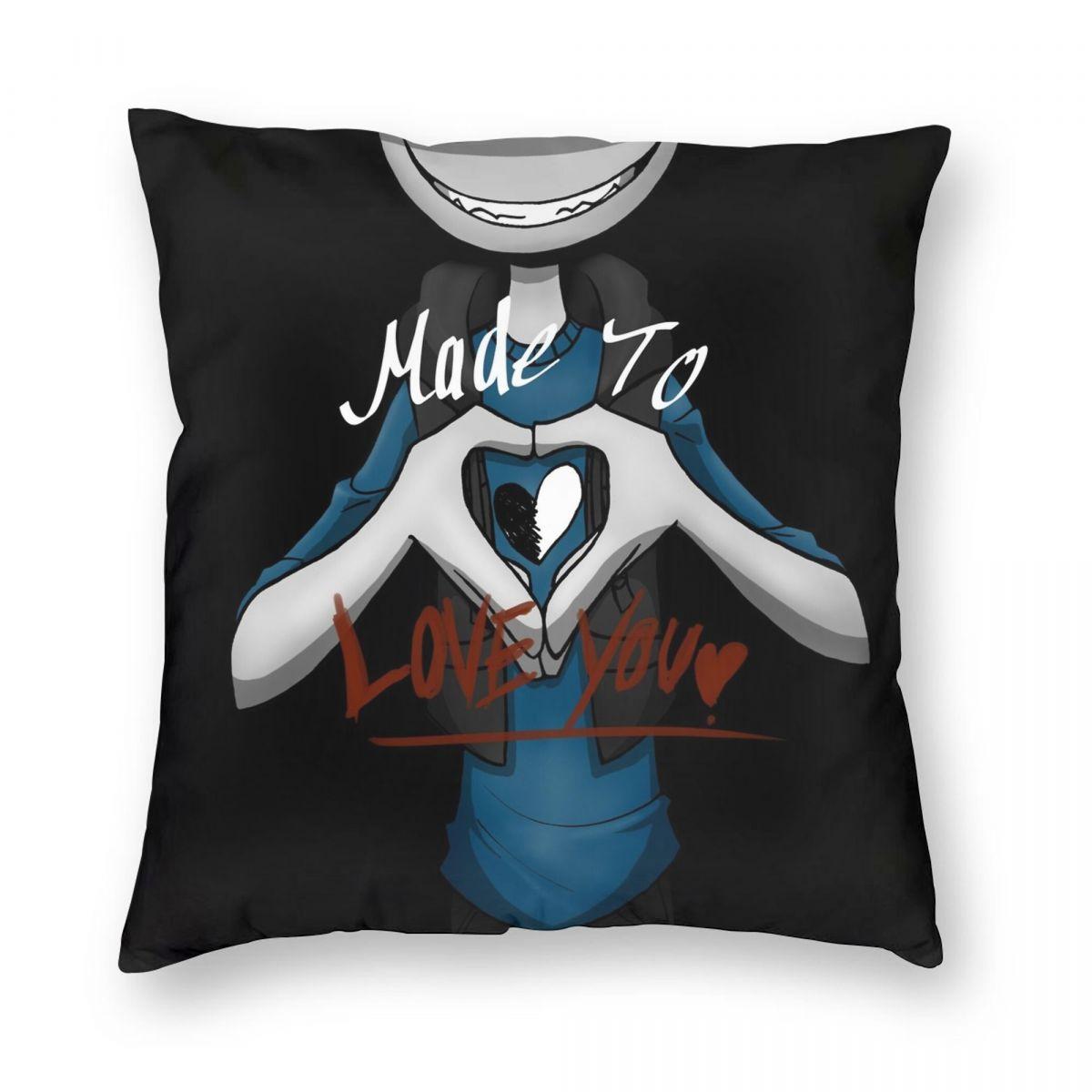 YB Made To Love You квадратная наволочка из полиэстера, льна, бархата, креативная декоративная наволочка на молнии, чехол для домашней подушки