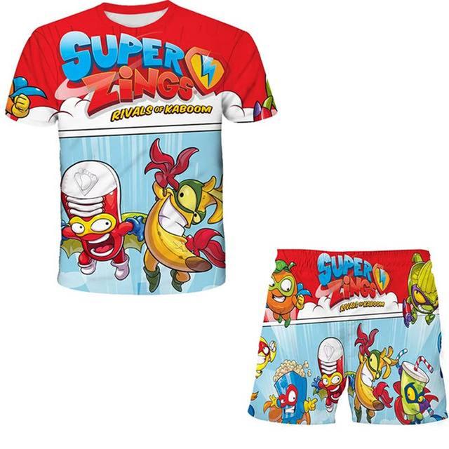 Літні комплекти одягу Super Zings 2022 Дитячі футболки з короткими рукавами Шорти Одяг із двох частин Костюми Хлопчики Дівчата Повсякденні костюми 160
Літні комплекти одягу Super Zings 2022 Дитячі футболки з короткими рукавами Шорти Одяг із двох частин Костюми Хлопчики Дівчата Повсякденні костюми 160