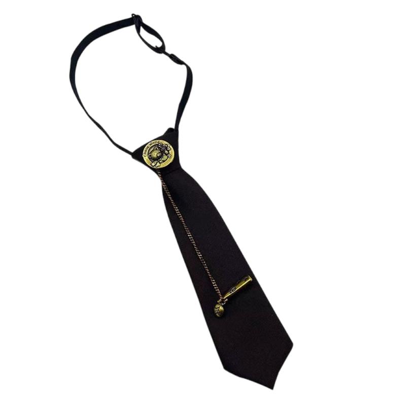 Unisex Black Simple Clip Tie Bear Round Head Pin Decoration Uniform Shirt Suit Neckties Lazy Neck Ties Men Women Students чёрный
Unisex Black Simple Clip Tie Bear Round Head Pin Decoration Uniform Shirt Suit Neckties Lazy Neck Ties Men Women Students чёрный