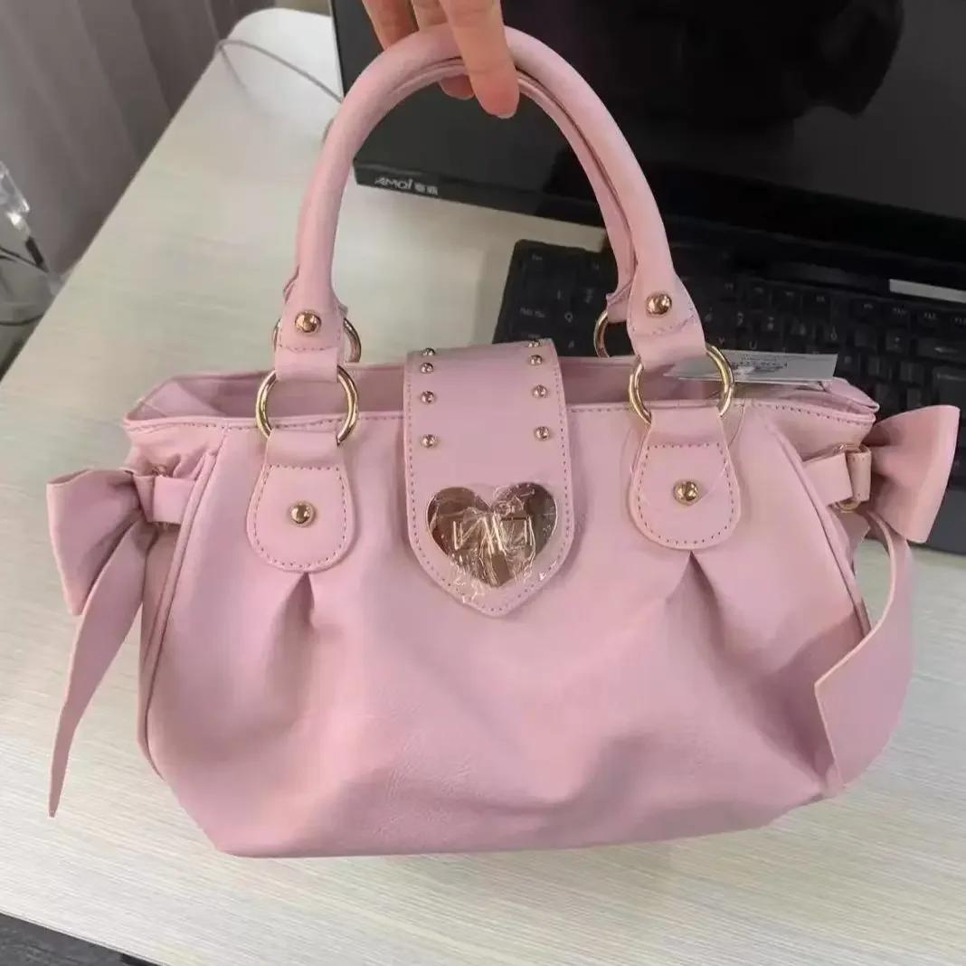 Kawaii Bow Lolita Pink Shoulder Bag Japanese Style Sweet Love Heart Crossbody Bags for Women Cute Large Capacity Handbags Girl 31x21x12cm
Kawaii Bow Lolita Pink Shoulder Bag Japanese Style Sweet Love Heart Crossbody Bags for Women Cute Large Capacity Handbags Girl 31x21x12cm