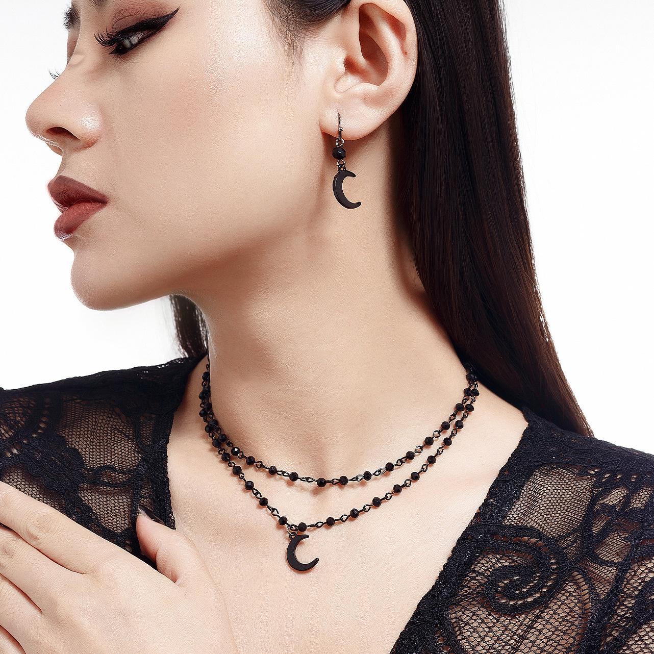 Accessories, Halloween Party Diablo Multi-Layer Rose Necklace, Personalized Crystal Beaded Collarbone Chain
Accessories, Halloween Party Diablo Multi-Layer Rose Necklace, Personalized Crystal Beaded Collarbone Chain