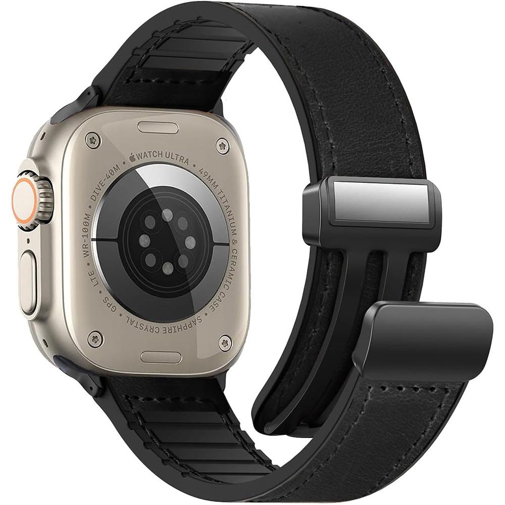 Leather Band For Apple Watch Band 45mm 44mm 40mm 41mm 49mm 42mm Magnetic Loop Bracelet iWatch series Ultra 3 4 5 SE 6 7 8 Strap 42mm44mm45mm49mm чёрный
Leather Band For Apple Watch Band 45mm 44mm 40mm 41mm 49mm 42mm Magnetic Loop Bracelet iWatch series Ultra 3 4 5 SE 6 7 8 Strap 42mm44mm45mm49mm чёрный