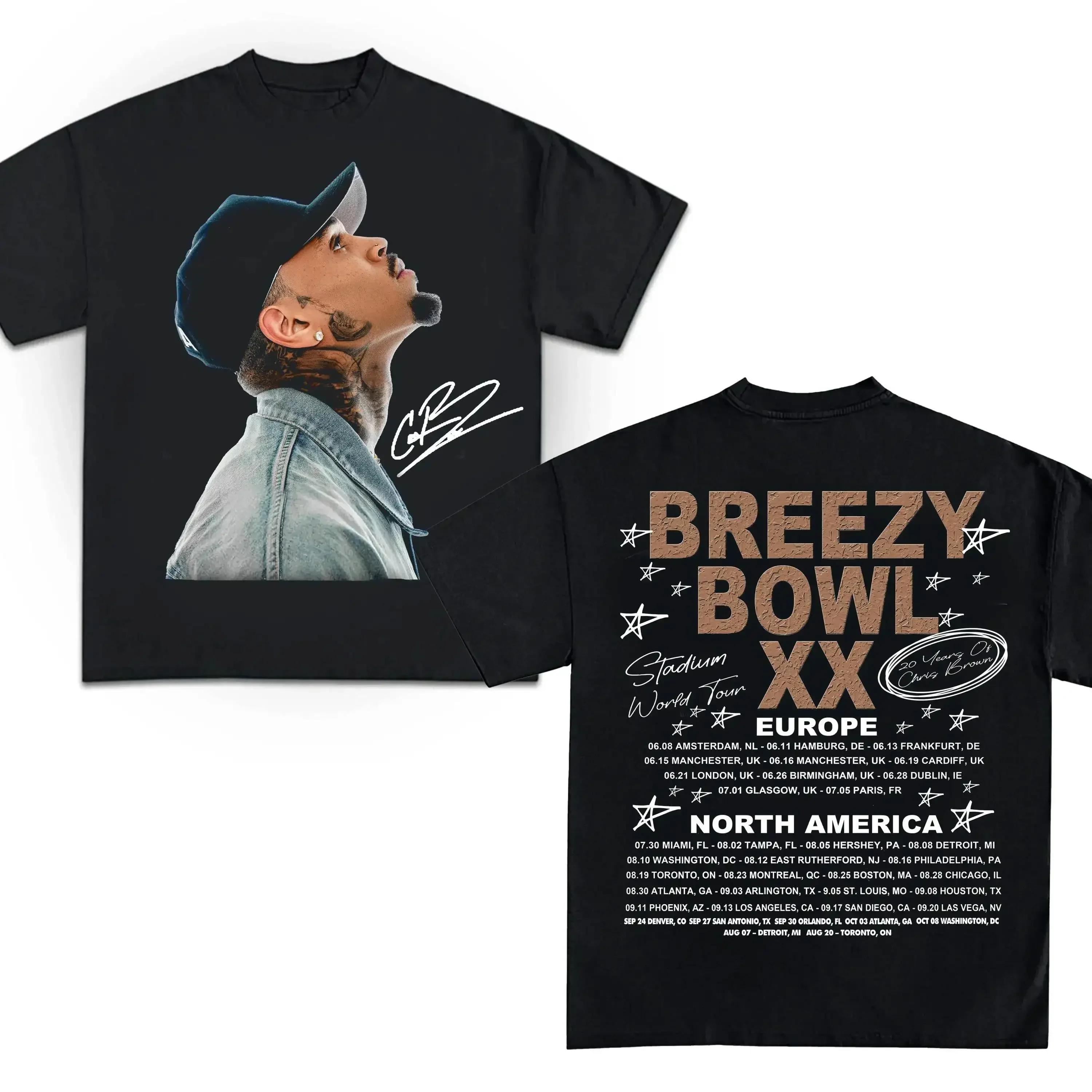 Кріс Браун Breezy Bowl XX Концертний Тур Бавовняні Футболки Вінтажний Хіп-Хоп Готична Футболка Чоловіча Оверсайз Бавовняна Футболка Вуличний Стиль S
Кріс Браун Breezy Bowl XX Концертний Тур Бавовняні Футболки Вінтажний Хіп-Хоп Готична Футболка Чоловіча Оверсайз Бавовняна Футболка Вуличний Стиль S