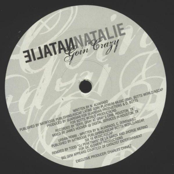 12inch Record NATALIE ALVARADO - Goin Crazy NTCRAZYVP1 Universal Recor 2005 Europe Dance & Electronica Used
12inch Record NATALIE ALVARADO - Goin Crazy NTCRAZYVP1 Universal Recor 2005 Europe Dance & Electronica Used