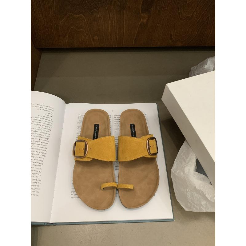 Retro leather set-toed casual slippers women s summer wear new versatile Boken one-word slippers 40
Retro leather set-toed casual slippers women s summer wear new versatile Boken one-word slippers 40