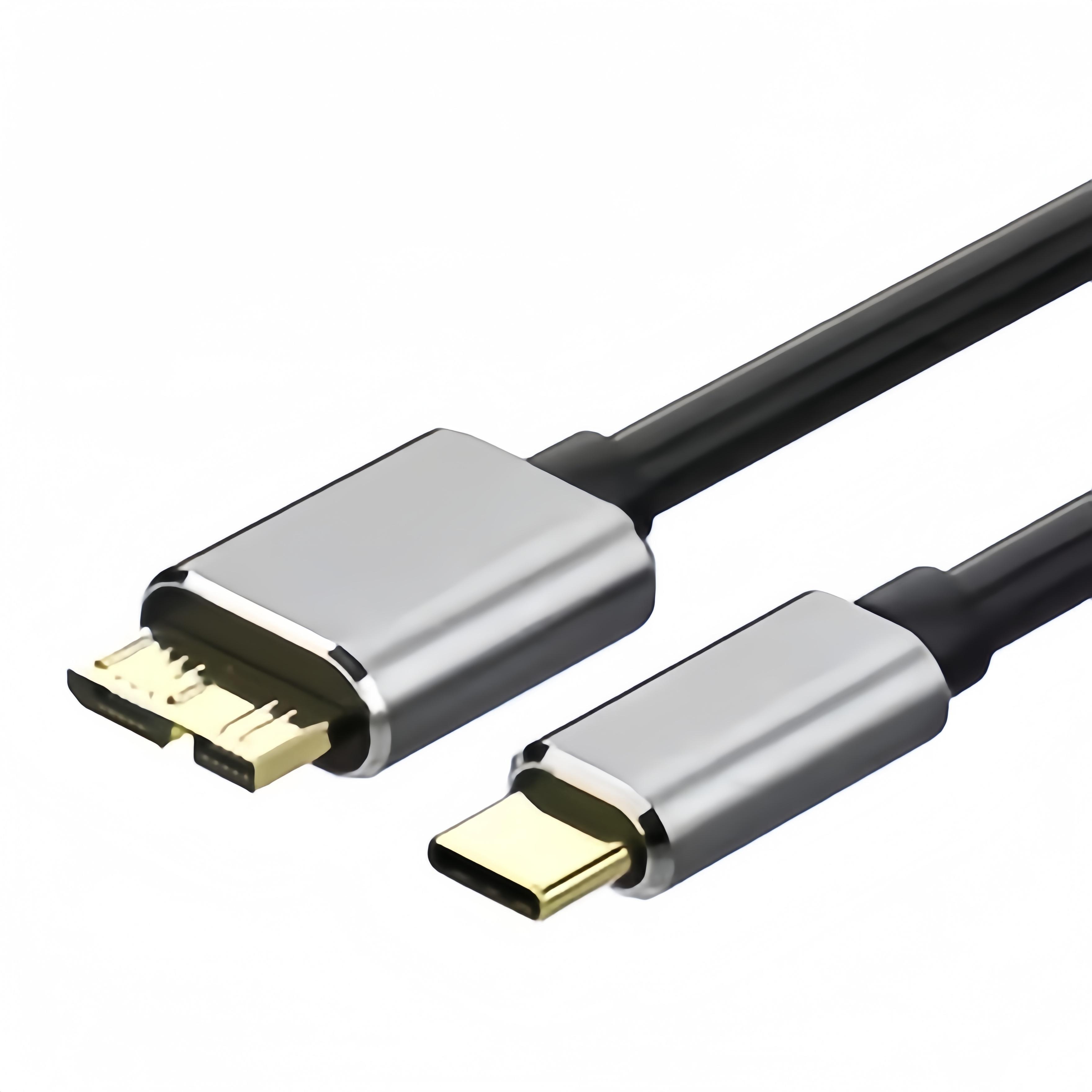 USB C to Micro B Cable 3.0(5Gbps),Type C Male to Micro B Female,for External Hard Drive/SSD (Toshiba,WD,Seagate),MacBook,Laptop 0.5m серый
USB C to Micro B Cable 3.0(5Gbps),Type C Male to Micro B Female,for External Hard Drive/SSD (Toshiba,WD,Seagate),MacBook,Laptop 0.5m серый