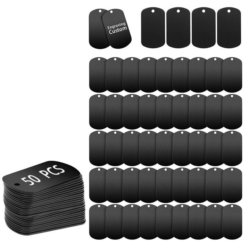 M-Modern-Metal Stamping Blanks-50 Pcs Black Anodized Aluminum Dog Tags, Engravable For DIY Jewelry& Pet ID Tags чорний
M-Modern-Metal Stamping Blanks-50 Pcs Black Anodized Aluminum Dog Tags, Engravable For DIY Jewelry& Pet ID Tags чорний