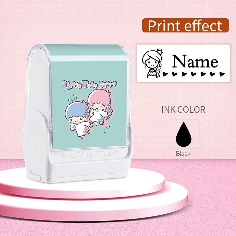 Custom Waterproof Name Stamp – Personalized with Little Twin Stars Designs, Washable Ink for Books Notebooks School Supplies
Custom Waterproof Name Stamp – Personalized with Little Twin Stars Designs, Washable Ink for Books Notebooks School Supplies