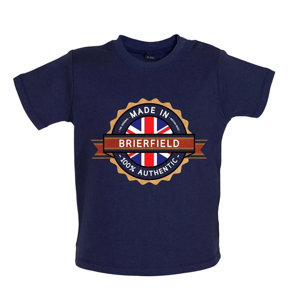 Made In BRIERFIELD - Baby Kids Boys Girls Unisex T-Shirt / Babygrow - Town City Village Born Love Live 150
Made In BRIERFIELD - Baby Kids Boys Girls Unisex T-Shirt / Babygrow - Town City Village Born Love Live 150