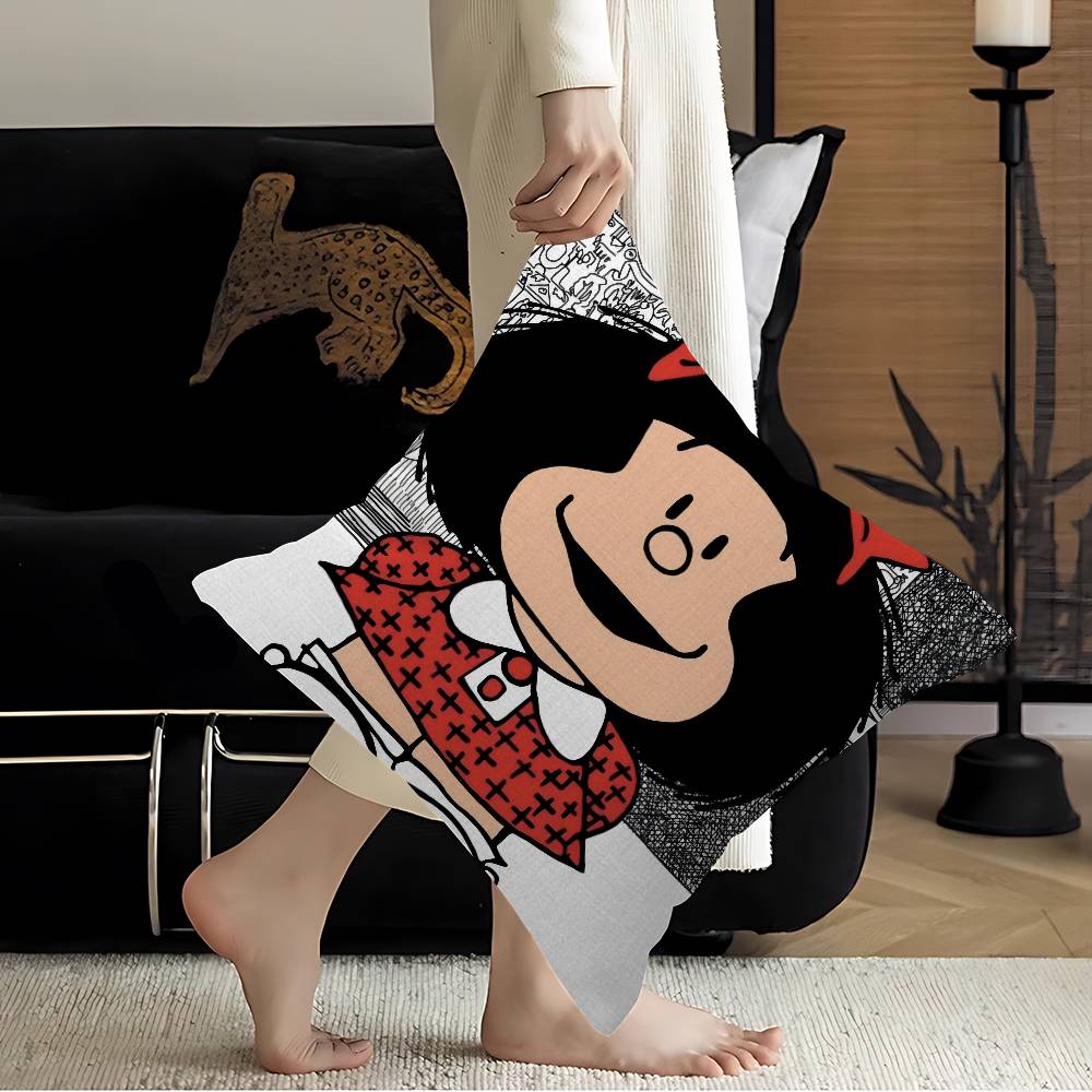 Cartoon MMafalda Pillow Cushion Cover Pillowcase Living Room Sofa Home Decor Customized 30x30 cm
Cartoon MMafalda Pillow Cushion Cover Pillowcase Living Room Sofa Home Decor Customized 30x30 cm